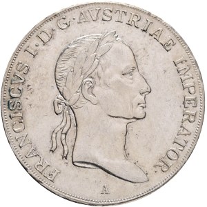 FRANCIS I. of Austria 1792-1835 1/2 Thaler 1833 A Vienna , KM#2156 Ag.833 13,95g 33mm