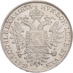 FRANCIS I. of Austria 1792-1835 1/2 Thaler 1833 A Vienna , KM#2156 Ag.833 13,95g 33mm