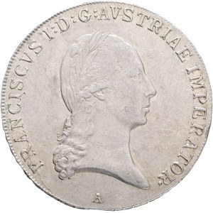 FRANCIS I. of Austria 1792-1835 1 Thaler 1815 A Vienna , Kahnt#337 Ag. 28,00g 40 mm