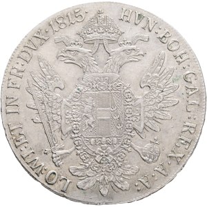 FRANCIS I. of Austria 1792-1835 1 Thaler 1815 A Vienna , Kahnt#337 Ag. 28,00g 40 mm