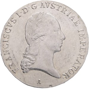 FRANCIS I. of Austria 1792-1835 1 Thaler 1820 A Vienna ,Davenport#7 Ag.833 28,03g 40 mm