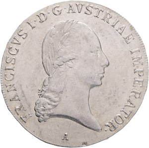 FRANCIS I. of Austria 1792-1835 1 Thaler 1820 A Vienna , Davenport#7 Ag.833 28,03g 40 mm