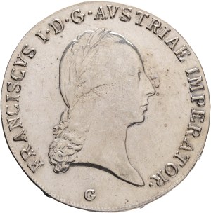 FRANCIS I. of Austria 1792-1835 1 Thaler 1824 G Alba Lulia, Karlsburg (Romania) , KM#2162 Ag.833 28,06g 40 mm