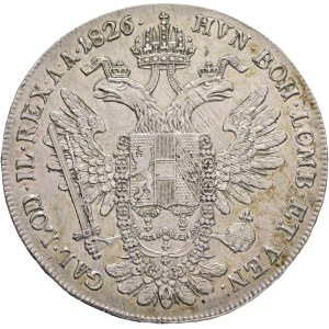 FRANCIS I. of Austria 1792-1835 1 Thaler 1826 A, KM#2163 Ag.833 28,08g 40mm Vienna