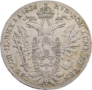 FRANCIS I. of Austria 1792-1835 1 Thaler 1826 A, KM#2163 Ag.833 28,08g 40mm Vienna