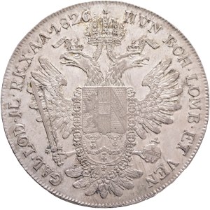 FRANCIS I. of Austria 1792-1835 1 Thaler 1826 C, KM#2163 Ag.833 28,02g 40mm, Prague