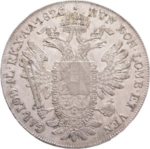 FRANCIS I. of Austria 1792-1835 1 Thaler 1826 C, KM#2163 Ag.833 28,02g 40mm, Prague