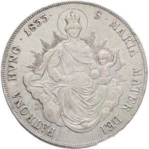 FRANCIS I. of Austria 1792-1835 1 Thaler 1833 B Kremnica (later mintage 1841, trace of repaire) ,KM#2165 Ag.833 27,97g 40 mm