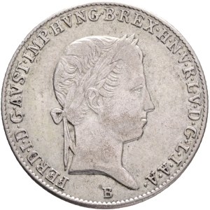 FERDINAND I. 1835-1848 10 Kreuzers 1848 B Kremnica Silver Ag.500 3,84g 23/1,15mm ,KM#421, Adamo#D5 just.
