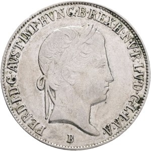 FERDINAND I. 1835-1848 20 Kreuzer 1841 B, KM#422, ÉH#1419 , Ag.583, 6,68g, 26/1,5mm, Kremnica
