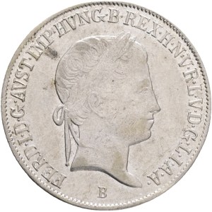 FERDINAND I. 1835-1848 20 Kreuzer 1842 B, KM#422, ÉH#1419 , Ag.583, 6,68g, 26/1,5mm, Kremnica, just