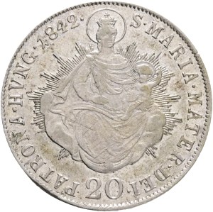 FERDINAND I. 1835-1848 20 Kreuzer 1842 B, KM#422, ÉH#1419 , Ag.583, 6,68g, 26/1,5mm, Kremnica, just