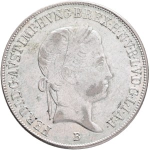 FERDINAND I. 1835-1848 20 Kreuzer 1844 B, KM#422, ÉH#1419 ,Ag.583, 6,68g, 26/1,5mm, Kremnica