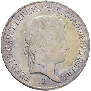 FERDINAND I. 1835-1848 20 Kreuzer 1848 B, KM#422, ÉH#1419 ,Ag.583, 6,60g 26/1,5mm, Kremnica