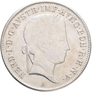 FERDINAND I. 1835-1848 20 Kreuzers 1846 A, KM#2208 ,Ag.583, 6,67g 26/1,5mm, Vienna, patina
