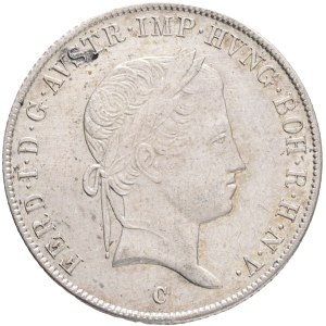 FERDINAND I. 1835-1848 20 Kreuzers 1846 C Prague Silver Ag.583 6,69g 26/1,3mm ,KM#2208, Adamo#D8