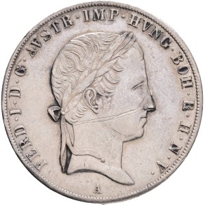 FERDINAND I. 1835-1848 1 Thaler 1839 A Vienna, KM#2240 Ag.833 28,06g 38,61mm, furrow on face