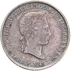 FERDINAND I. 1835-1848 Silver Token, coronation 1838 - in Milan, Lombardie, Früh#VIII.8.b. , Ag. 3,28g 18mm