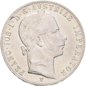 FRANCIS JOSEPH I. 1848-1916 1 Gulden 1862 V, KM#2219 Ag.900, 12,32g 29/2mm, Venice