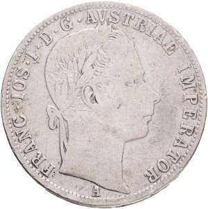 FRANCIS JOSEPH I. 1848-1916 1 Gulden 1863 A, KM#2219 Ag.900, 12,04g 29/2mm, Vienna