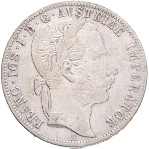FRANCIS JOSEPH I. 1848-1916 1 Gulden 1871 A, KM#2221 Ag.900, 12,24g 29/2mm, Vienna