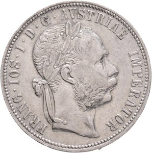 FRANCIS JOSEPH I. 1848-1916 1 Gulden 1884, KM#2222 Ag.900, 12,29g 29/2mm, Vienna