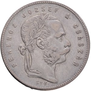 FRANCIS JOSEPH I. 1848-1916 1 Forint 1868 G.Y.F., KM#449,ÉH#1463,Ag.900, 12,23g 29mm, Alba Lulia (Romania)