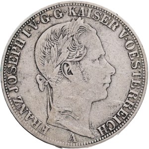 FRANCIS JOSEPH I. 1848-1916 1 Vereinsthaler 1861 A Vienna Silver Ag. 900 18,34g 33mm , KM#2245
