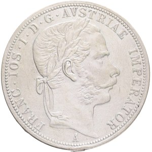 FRANCIS JOSEPH I. 1848-1916 2 Gulden 1867 A Vienna, KM#2232, Ag.900 24,51g, 36mm,