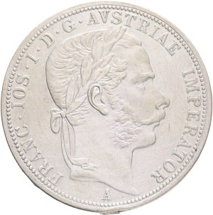 FRANCIS JOSEPH I. 1848-1916 2 Gulden 1867 A Vienna, KM#2232, Ag.900 24,51g, 36mm,