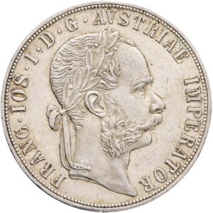 FRANCIS JOSEPH I. 1848-1916 2 Gulden 1884 Vienna Silver Ag. 900 24,76g 36/2mm , KM#233