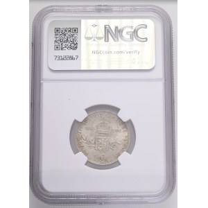 FRANCIS JOSEPH I. 1848-1916 1 Corona 1908, Reign FJI. KM#2808 Ag.835 5g, 23/1,5mm Vienna NGC 8360463-015