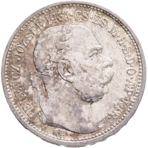 FRANCIS JOSEPH I. 1848-1916 1 Corona 1912 KB, KM#492, ÉH#1495 Ag.835 5,02g, 23/1,5mm, Kremnica