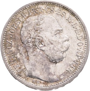 FRANCIS JOSEPH I. 1848-1916 1 Corona 1912 KB, KM#492, ÉH#1495 Ag.835 5,02g, 23/1,5mm, Kremnica