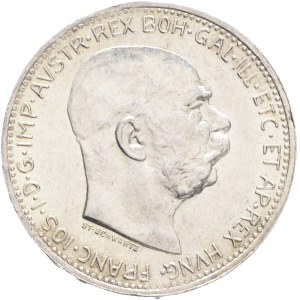 FRANCIS JOSEPH I. 1848-1916 1 Corona 1914, KM#2820 Ag.835 5,02g, 23/1,5mm, Vienna patina