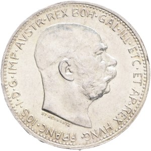 FRANCIS JOSEPH I. 1848-1916 1 Corona 1914, KM#2820 Ag.835 5,02g, 23/1,5mm, Vienna patina