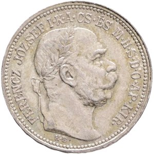 FRANCIS JOSEPH I. 1848-1916 1 Corona 1915 KB, KM#492, ÉH#1495 Ag.835 4,97g, 23/1,5mm, Kremnica , patina