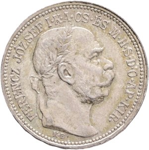FRANCIS JOSEPH I. 1848-1916 1 Corona 1915 KB, KM#492, ÉH#1495 Ag.835 4,97g, 23/1,5mm, Kremnica , patina