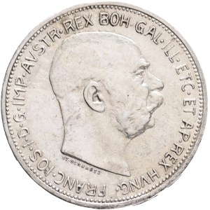 FRANCIS JOSEPH I. 1848-1916 2 Corona 1912 , KM#2821 Ag.835 10,02g, 27,1/2mm, Vienna