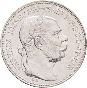 FRANCIS JOSEPH I. 1848-1916 2 Corona 1914 KB, KM#493 Ag.835 10g 27/2mm, Kremnica R!