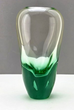 Decorative glass vase - Miroslav Klinger - Zelezny Brod - 1960s