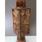 Para okazałych ceramicznych wazonów podłogowych projektu Ditmara Urbacha - Czechosłowacja lata 60-te