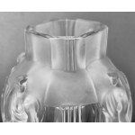 A magnificent Ingrid glass vase in art déco style by Artur Plewa 1930s.