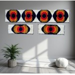 Set of tapestries in pop- art style - Scandinavia 1970s