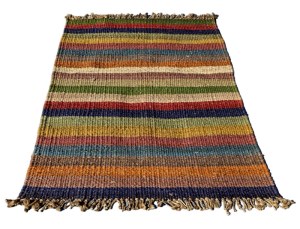 Set of three hemp jute rugs - India second half of the 20th century