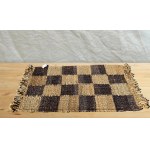 Hemp jute rug - anti-allergenic - India 2nd half of 20th century