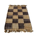 Hemp jute rug - anti-allergenic - India 2nd half of 20th century