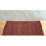 Large hemp jute rug - hand woven - India 2nd half of the 20th century.