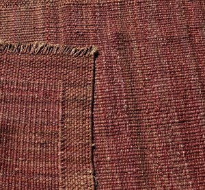 Large hemp jute rug - hand woven - India 2nd half of the 20th century.