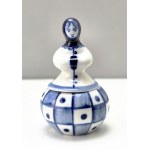 Gżel - Para porcelanowych figurek - Rosja lata 60-te
